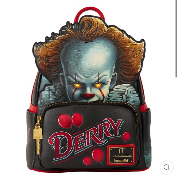 LOUNGEFLY IT PENNYWISE COSPLAY LIGHT-UP MINI BACKPACK - Picture 1 of 8